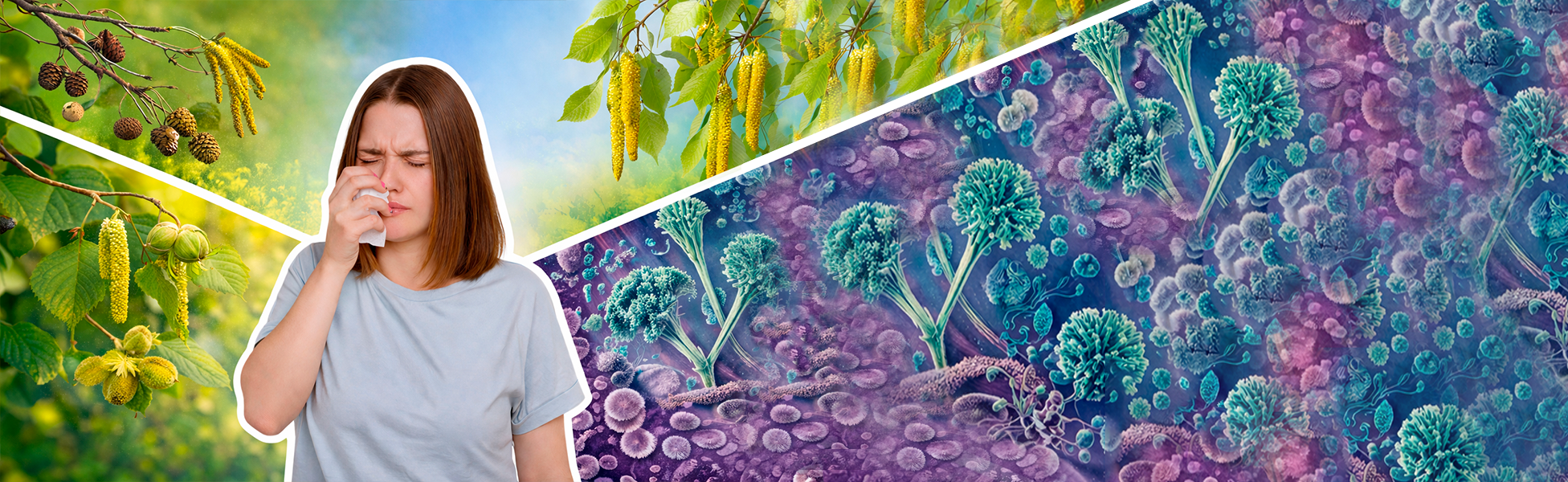 Изображение Аллергопанель «Пыльца деревьев и плесневые грибы»